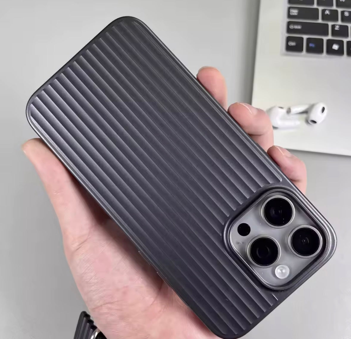 Stripe Hard Covered Phone Case
