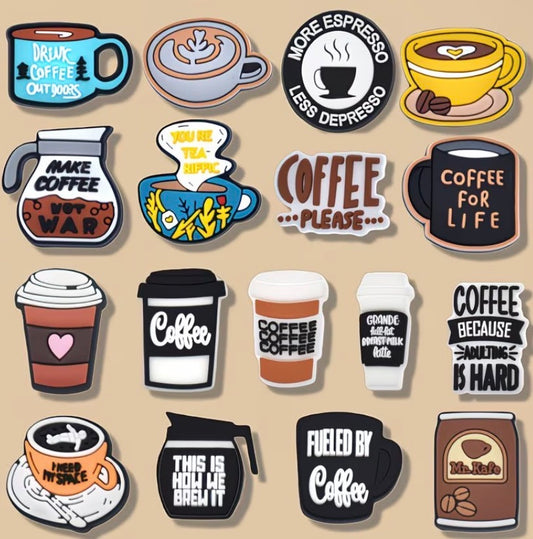 Coffee Charms 17 Pack