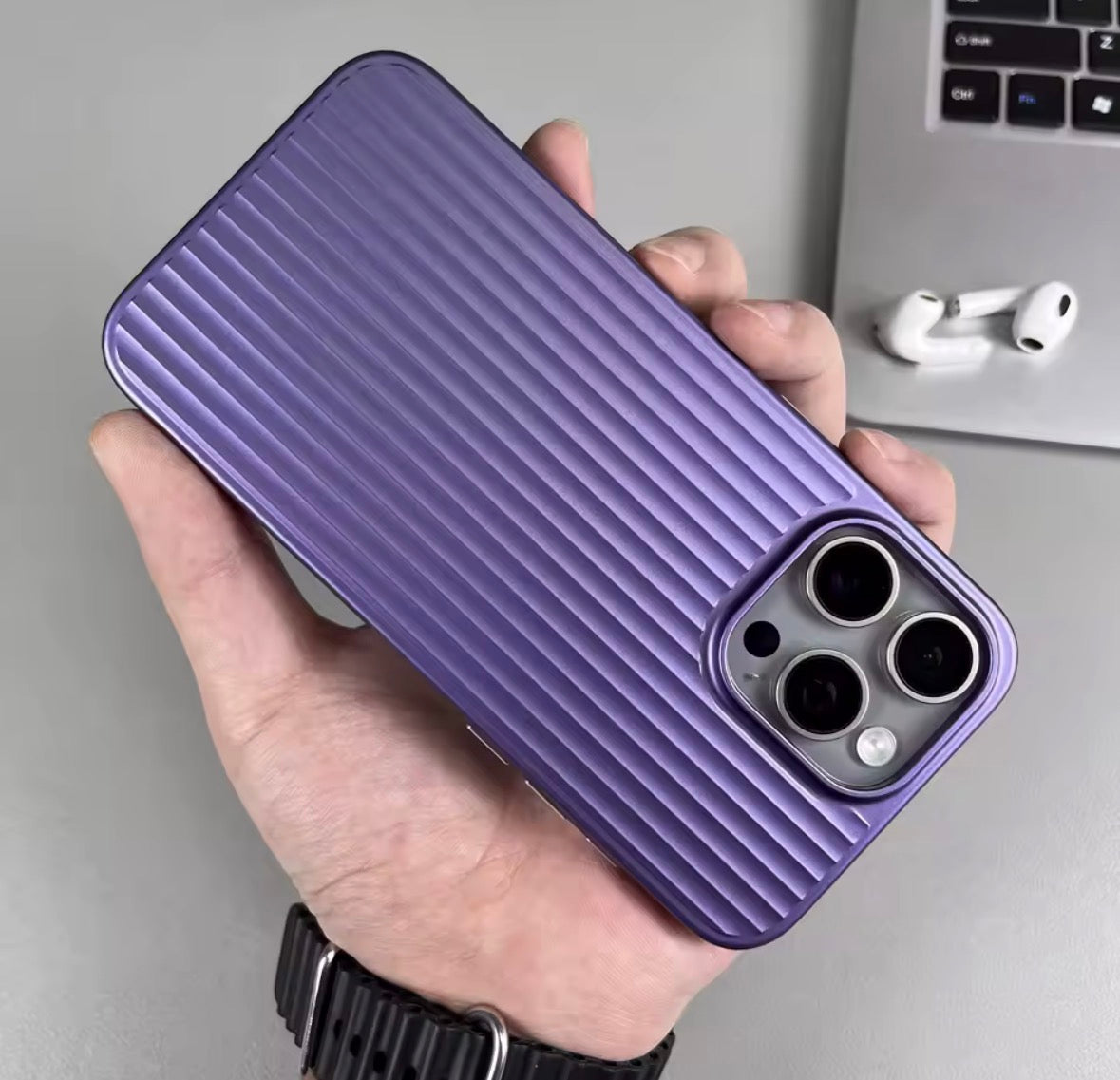 Stripe Hard Covered Phone Case